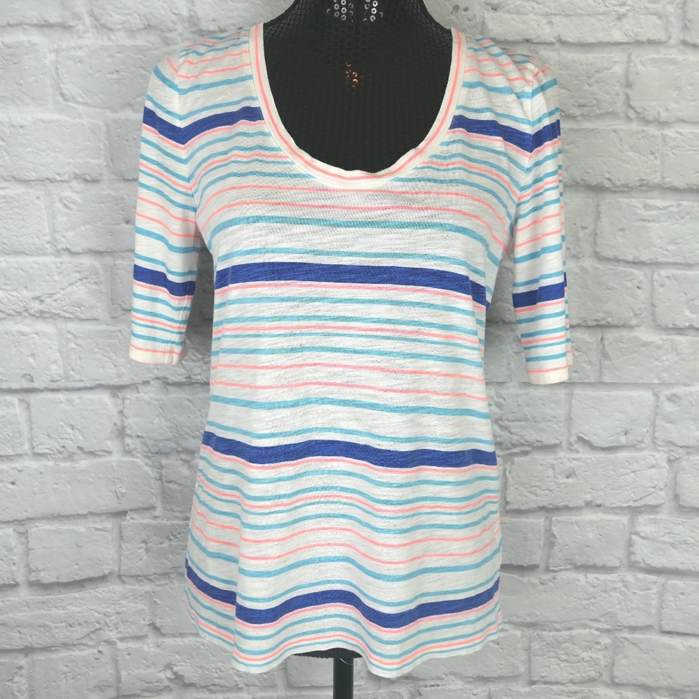 🆕 J Crew | 2 Striped T Shirts - Medium - Picture 4 of 5